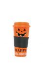 Happy Halloween drinkbeker pompoen
