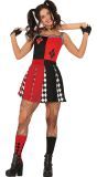 Harley Quinn cheerleader jurkje dames