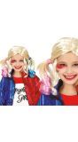 Harley Quinn pruik kind