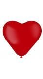 Hartvormige ballonnen rood