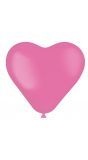 Hartvormige ballonnen roze