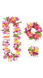 Hawaii bloemen slinger set