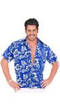 Hawaii blouse blauw