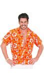 Hawaii blouse oranje