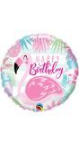 Hawaii flamingo Birthday folieballon