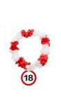 Hawaii ketting verkeersbord 18 jaar