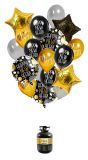 Helium gastank happy new year ballonnen