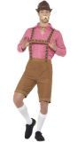 Heren oktoberfest lederhose bruin