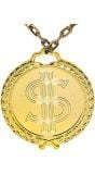 Hip hop dollar ketting