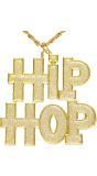 Hip Hop ketting goud