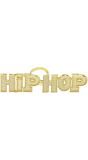 Hip Hop ring goud