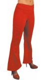 Hippie broek rood vrouwen