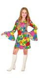 Hippie Flower Power jurk meisjes