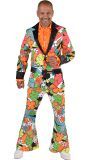 Hippie flower power kostuum mannen
