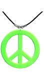 Hippie ketting neon groen