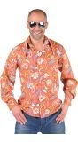 Hippie overhemd oranje