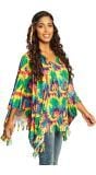 Hippie poncho tie dye