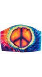 Hippie tie dye mondmasker