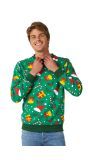 Holiday Greenish Sweater Heren Opposuits