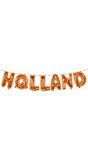 Holland oranje folieballon letterslinger