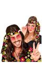 Hoofdband hippie bloemen