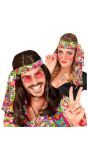 Hoofdband retro peace hippie