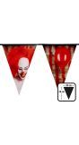 Horror clown vlaggenlijn halloween
