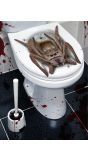 Horror spin toilet decoratie 30 x 40 cm