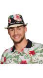 Ibiza fedora met bloemen