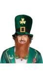 Ierse leprechaun hoed met baard