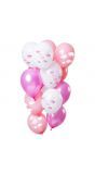 It's a girl roze ballonnen 12 stuks