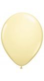Ivoor witte metallic ballonnen 50 stuks 30cm
