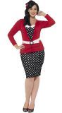 Jaren 50 pin up outfit dames
