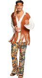 Jaren 60 hippie vest met broek heren