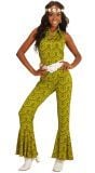 Jaren 70 jumpsuit groen