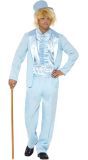 Jaren 90 maatpak blauw