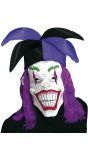 Joker masker met hoed en pruik