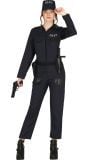 Jumpsuit zwart politie tiener