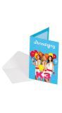 K3 uitnodigingskaarten 8 stuks