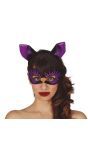 Katten oogmasker met haarband oortjes