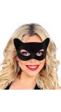 Katten oogmasker zwart