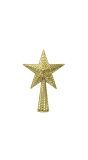 Kerstboom topper ster glitter goud 37cm