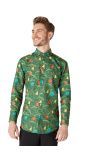 Kerstmis Christmas Green Tree Blouse heren