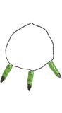 Ketting met groene vingers