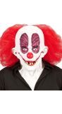 Killer clown masker met haar