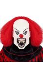 Killer clown masker met pruik