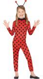 Kinderverkleedpak Lieveheersbeestje Rood/Zwart
