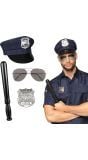 Klassiek politie accessoires set