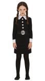 Klassiek Wednesday Addams outfit kind