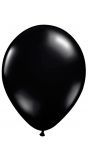 Kleine onyx zwarte basic ballonnen 100 stuks